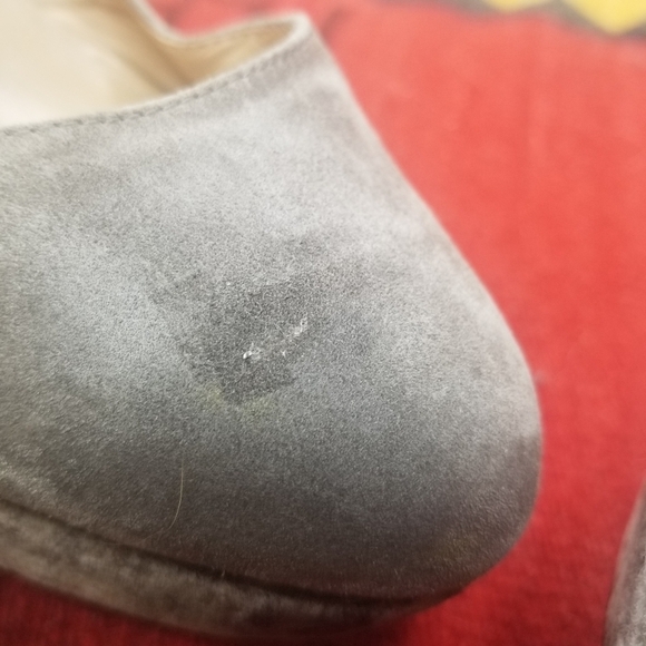 Vtg Y2k Coquette Whimsigoth Zac Posen velvet platform heels - Picture 6 of 13